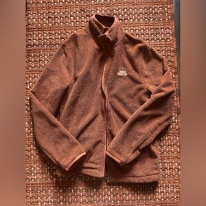 Weird Fish Rust Fleece Jacket - Like new